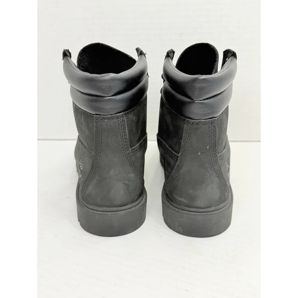 Timberland Linden Woods 6-Inch Waterproof Boots Women's 7 Black A156S